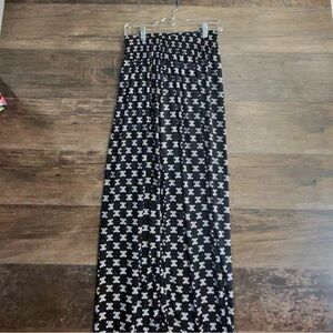 S. Christina Chic Monochrome Wide Leg Pants
